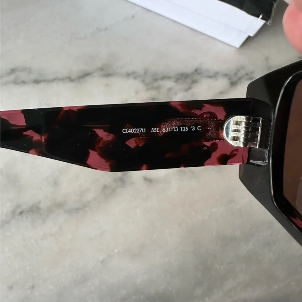 Celine pink tortoise sunglasses - Picture 4 of 7